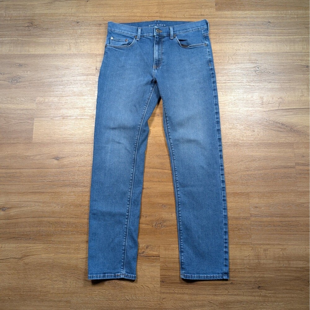 Mott & Bow Jeans Mens 32x32(31) Blue MEdium Wash Slim Stretch Denim Performance